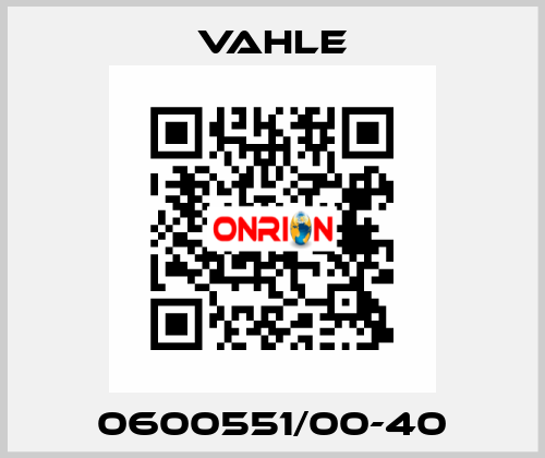 0600551/00-40 Vahle