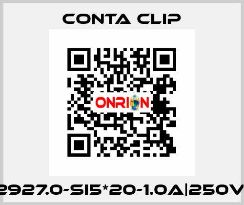 2927.0-SI5*20-1.0A|250V| Conta Clip