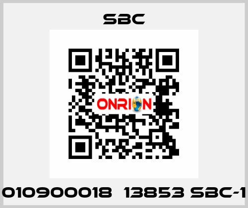 010900018  13853 SBC-1 SBC