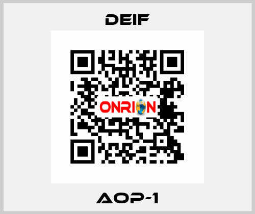  AOP-1 Deif