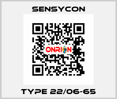 TYPE 22/06-65 SENSYCON