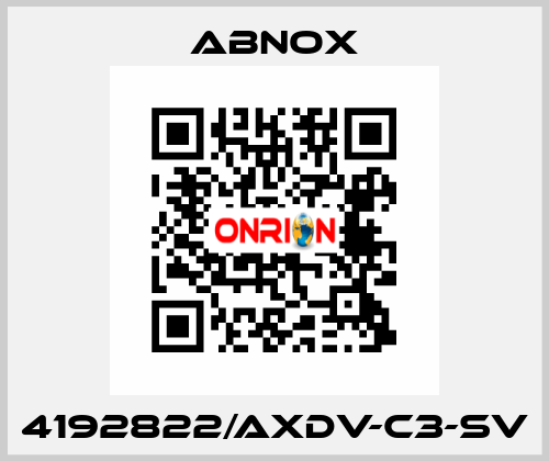 4192822/AXDV-C3-SV ABNOX