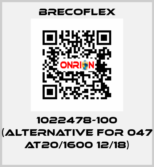 1022478-100 (alternative for 047 AT20/1600 12/18) Brecoflex