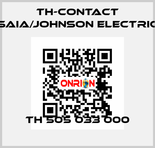 TH 505 033 000 TH-Contact (Saia/Johnson Electric)