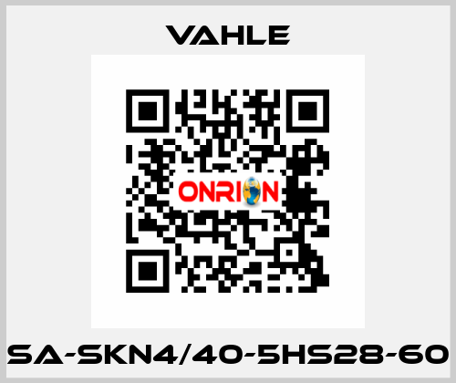 SA-SKN4/40-5HS28-60 Vahle