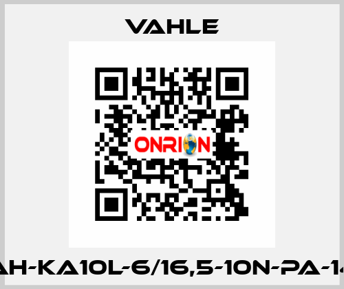 AH-KA10L-6/16,5-10N-PA-14 Vahle