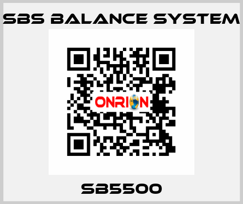 SB5500 SBS BALANCE SYSTEM