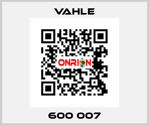 600 007 Vahle