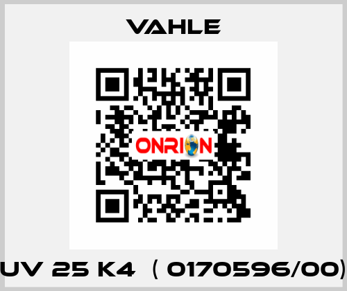 UV 25 K4  ( 0170596/00) Vahle