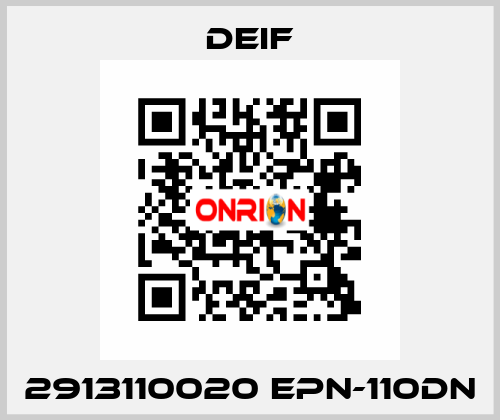 2913110020 EPN-110DN Deif