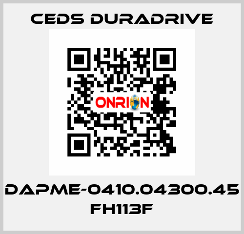 DAPME-0410.04300.45 FH113F Ceds Duradrive