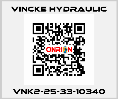 VNK2-25-33-10340 VINCKE HYDRAULIC