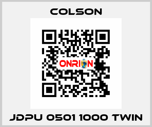 JDPU 0501 1000 TWIN Colson