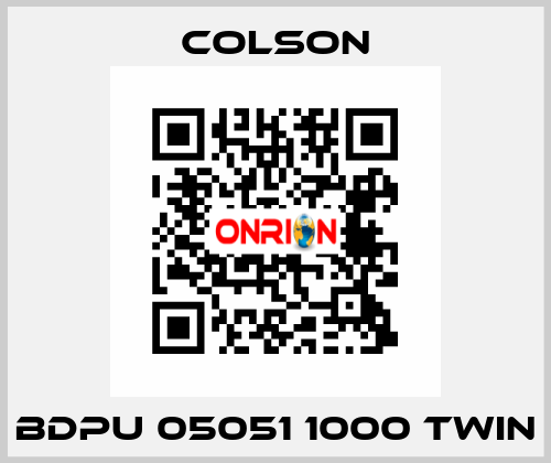 BDPU 05051 1000 TWIN Colson