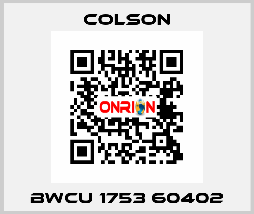 BWCU 1753 60402 Colson