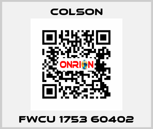 FWCU 1753 60402 Colson