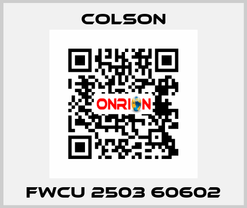 FWCU 2503 60602 Colson