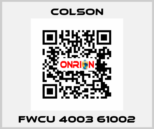 FWCU 4003 61002 Colson