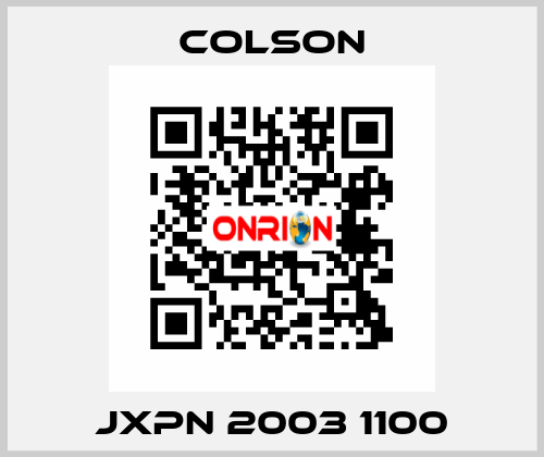 JXPN 2003 1100 Colson