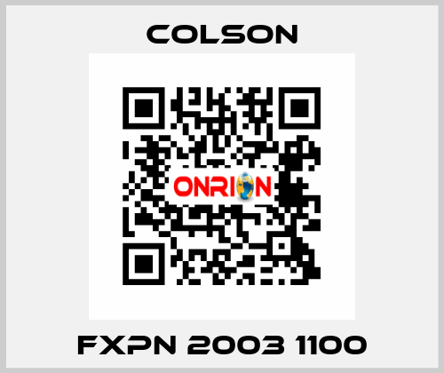 FXPN 2003 1100 Colson