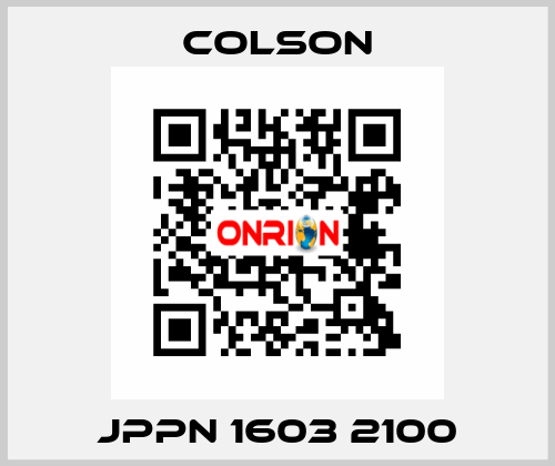 JPPN 1603 2100 Colson