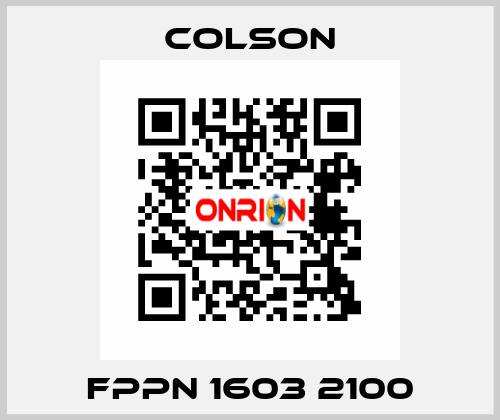 FPPN 1603 2100 Colson