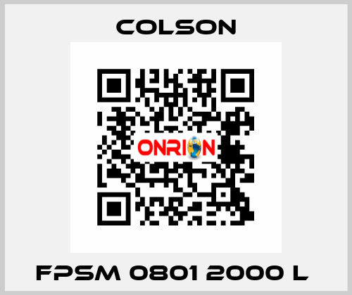 FPSM 0801 2000 L  Colson