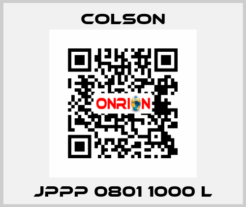 JPPP 0801 1000 L Colson