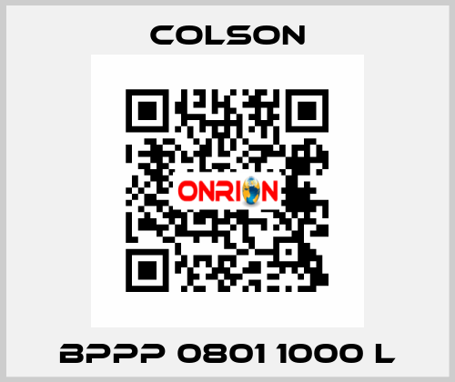 BPPP 0801 1000 L Colson