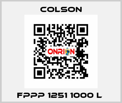 FPPP 1251 1000 L  Colson