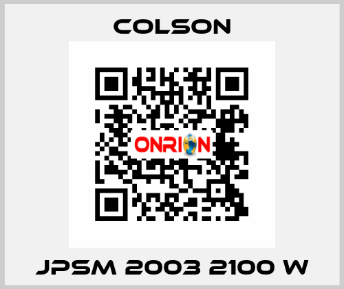 JPSM 2003 2100 W Colson