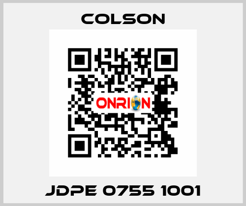 JDPE 0755 1001 Colson