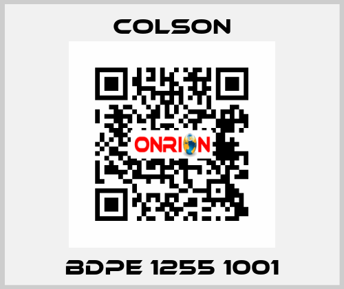 BDPE 1255 1001 Colson