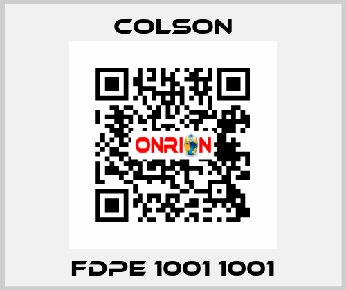 FDPE 1001 1001 Colson