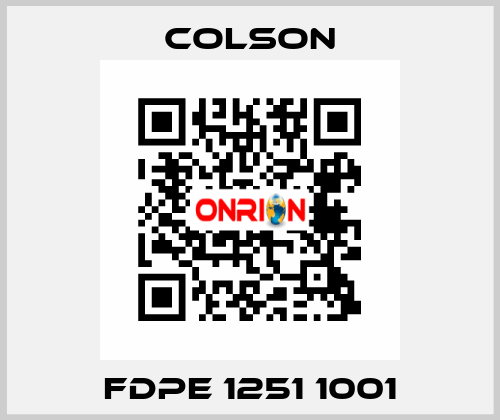 FDPE 1251 1001 Colson