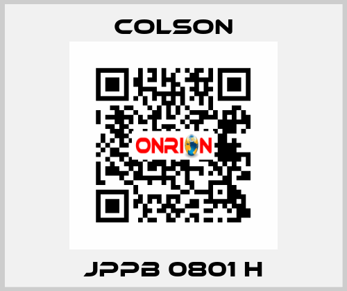 JPPB 0801 H Colson