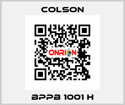 BPPB 1001 H Colson