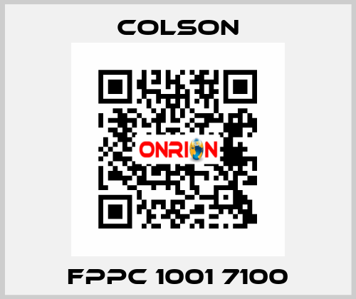 FPPC 1001 7100 Colson