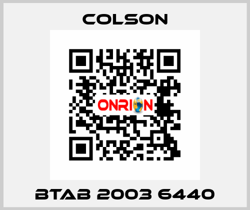 BTAB 2003 6440 Colson