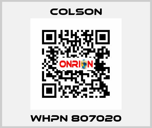 WHPN 807020 Colson