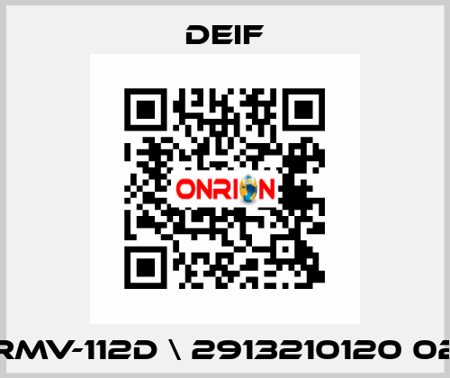 RMV-112D \ 2913210120 02 Deif