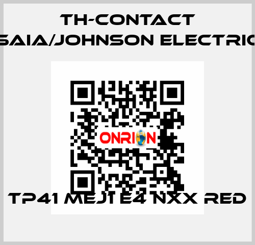 TP41 MEJ1 E4 NXX RED TH-Contact (Saia/Johnson Electric)