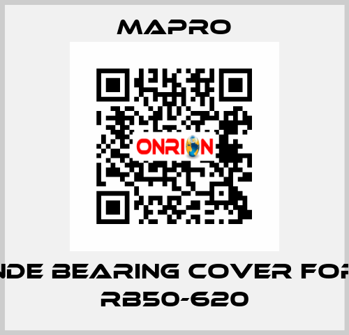 NDE bearing cover for RB50-620 Mapro