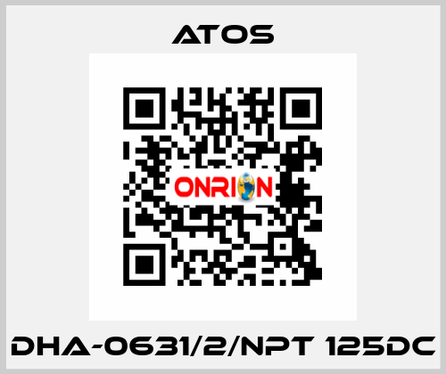 DHA-0631/2/NPT 125DC Atos