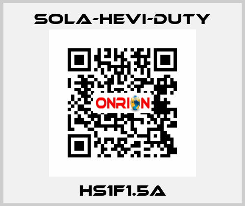 HS1F1.5A Sola-Hevi-Duty