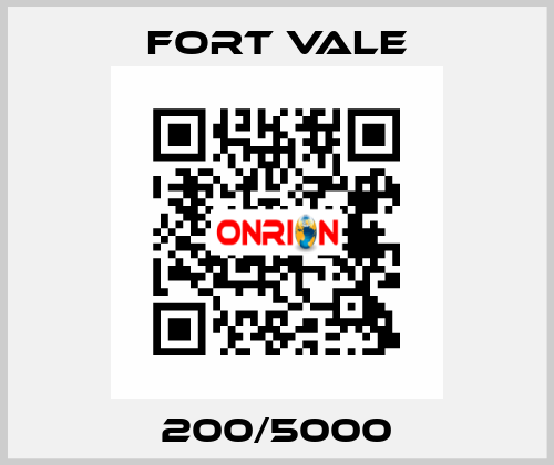 200/5000 Fort Vale