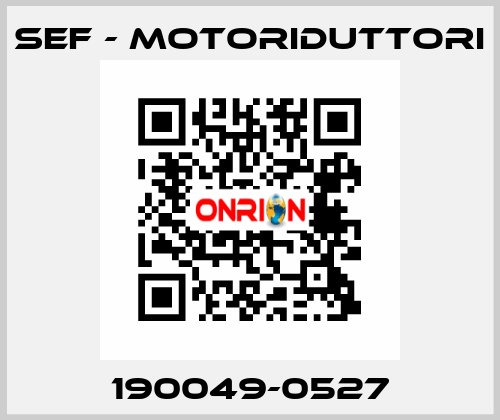 190049-0527 SEF - MOTORIDUTTORI