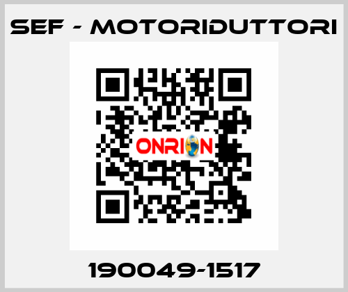 190049-1517 SEF - MOTORIDUTTORI