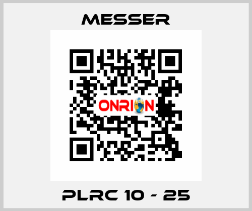 PLRC 10 - 25 Messer