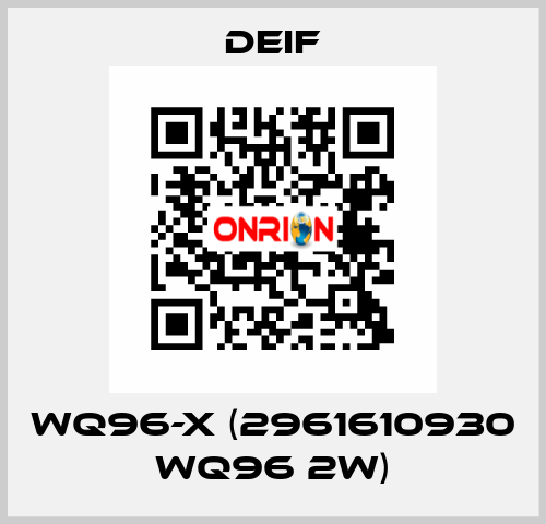 WQ96-x (2961610930 WQ96 2W) Deif